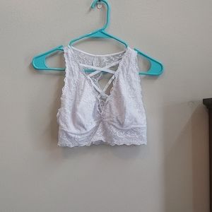 White bralette, with padding